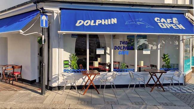 Dolphin Cafe outside